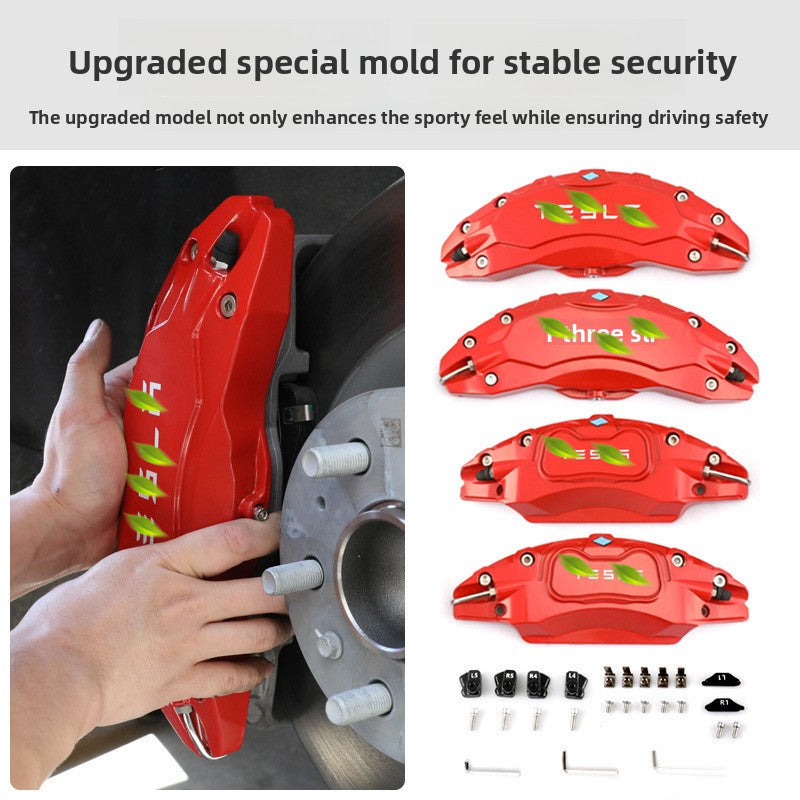 Brake Caliper Covers (4pcs) for Tesla Model 3/3 Highland Model Y/Y Juniper