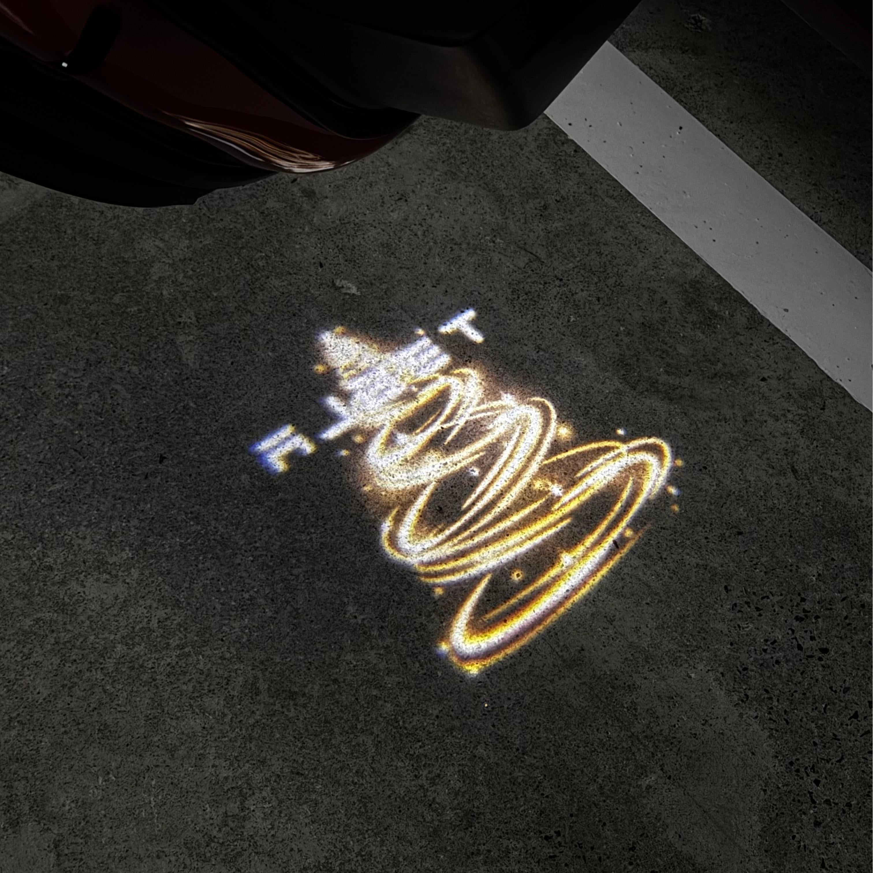 2026 Let Your Tesla Greet You in Style-Smart Welcome Door Light for Model 3/Y/Cybertruck
