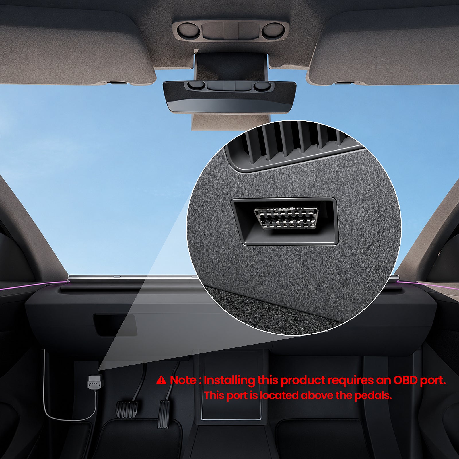 Fully Automatic Front Windshield Sunshade for Model 3 & 3 Highland / Model Y & Y Juniper & Y Standard