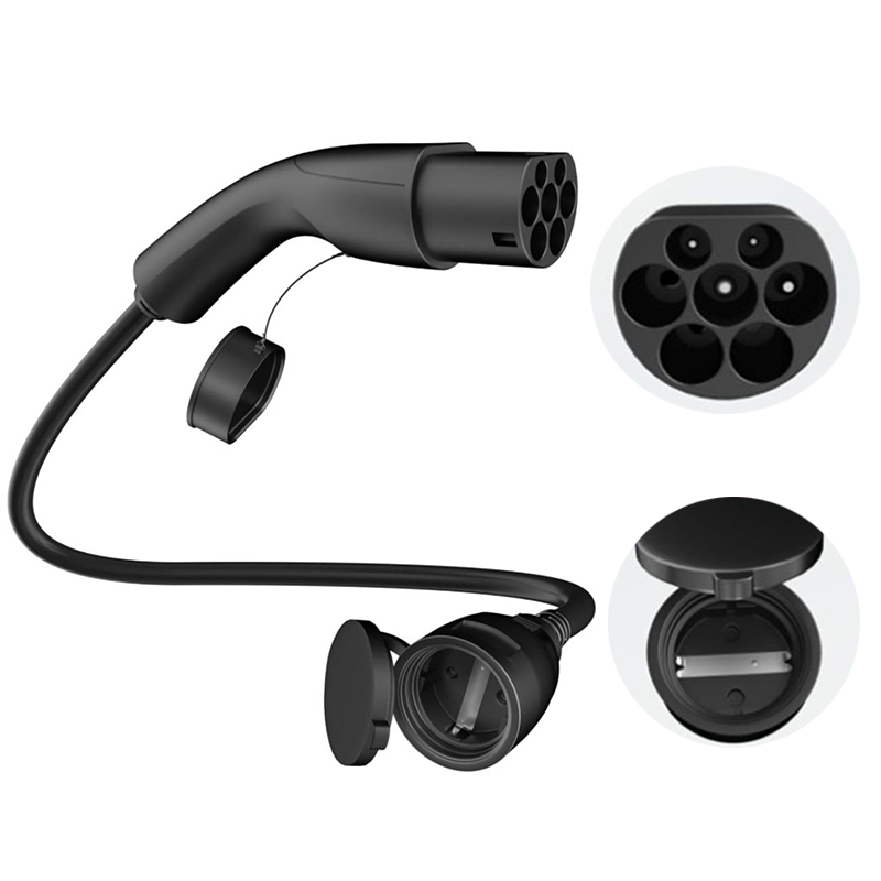 Type 2 to Schuko Socket Cable