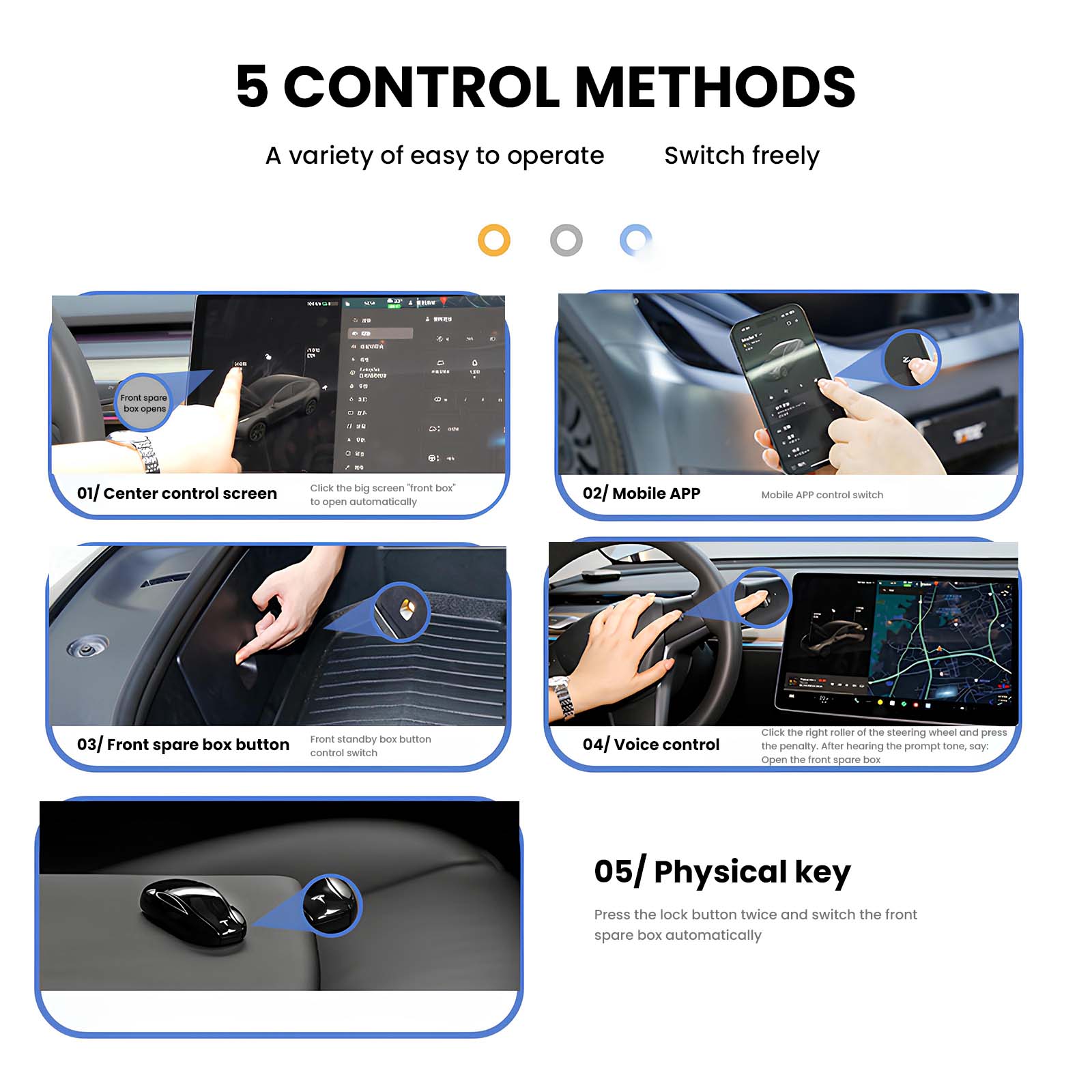 Tesla Model 3/Y Model Y Juniper Power Frunk Silent Front Trunk Electric Suction Lock Plus Tesstudio®