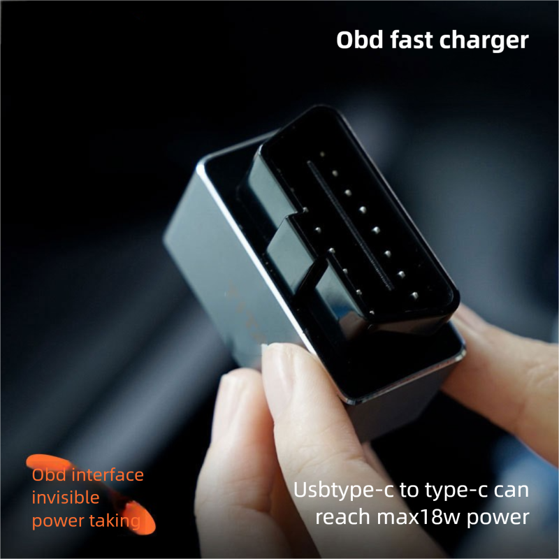 36W OBD Fast Charger with Dual Ports – Hidden Design, Stable Power, Wide compatibility for all Tesla models