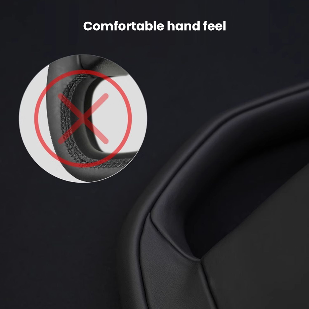 Tesla Yoke Steering Wheel — OEM button integration detail