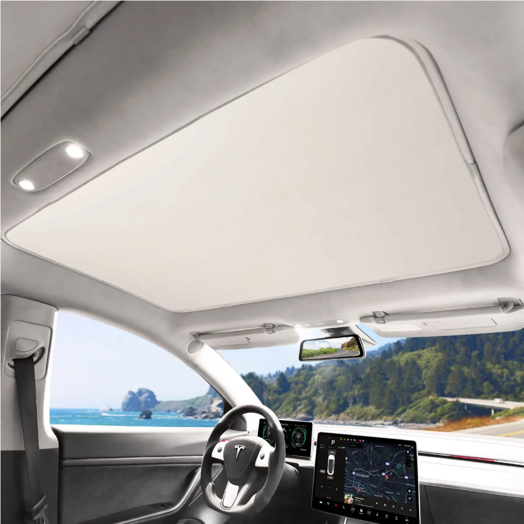 Tesla Model Y Simple Sunshade Model Y Roof Sunshade Tesstudio®