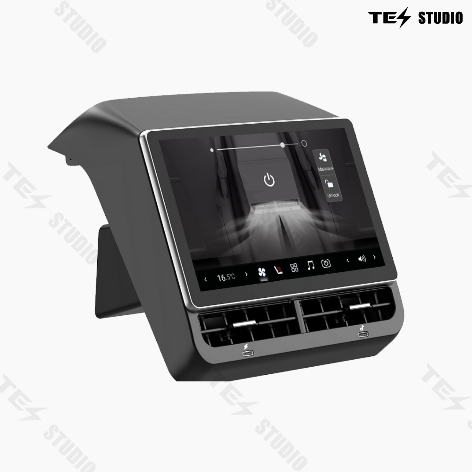 Tesstudio R89리어 엔터테인먼트 디스플레이 Model 3/Y(2019년 2월 이후 모델)