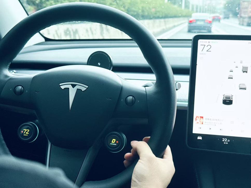 Multi-Function Steering Wheel Button Set for Tesla Model Y