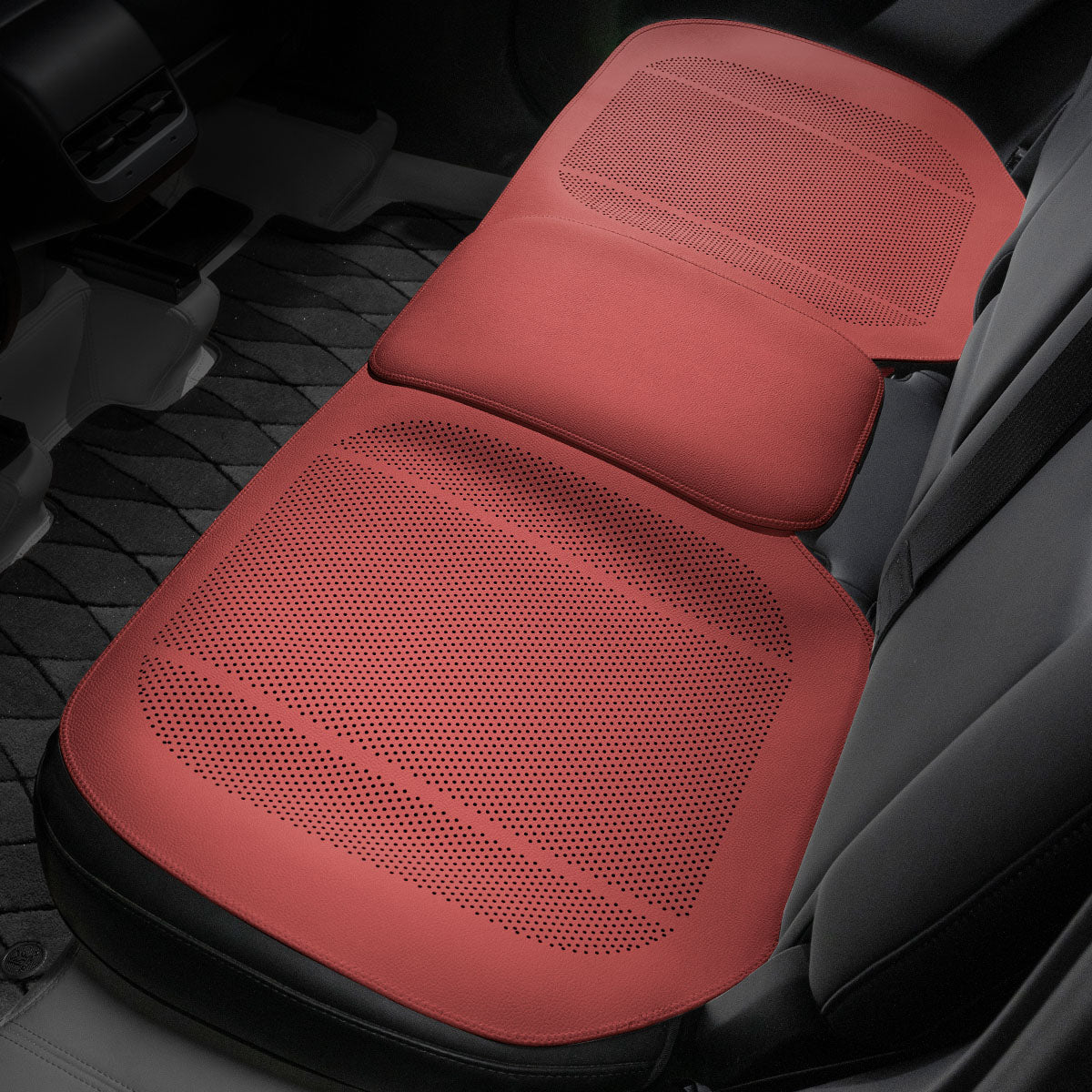 Universal Full-Coverage Breathable Nappa Leather Car Seat Cushion Cover