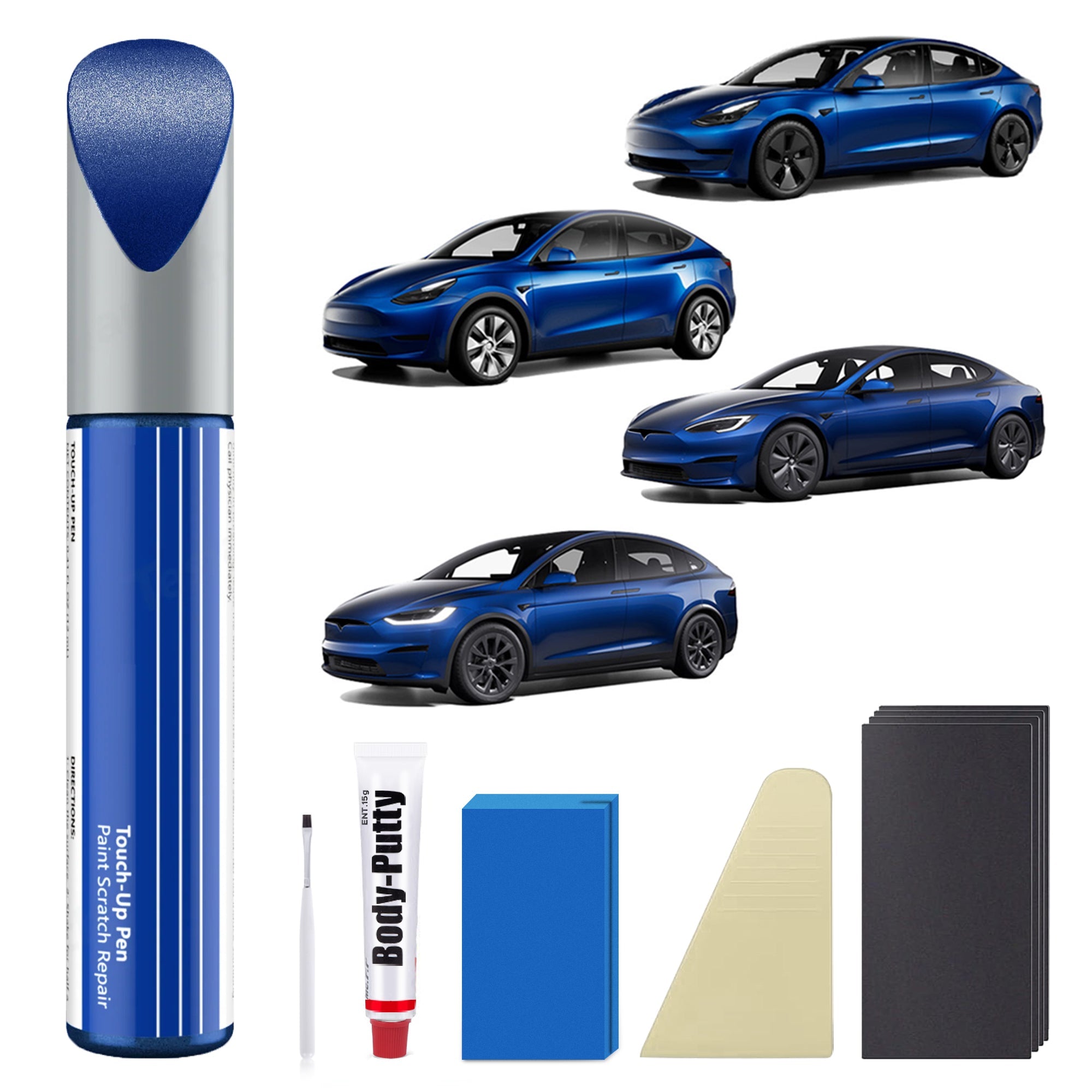 Model 3/Y/S/X Car Body Color Paint Repair Pen Kit for Tesla - OEM Original Touch Up Paint Pen
