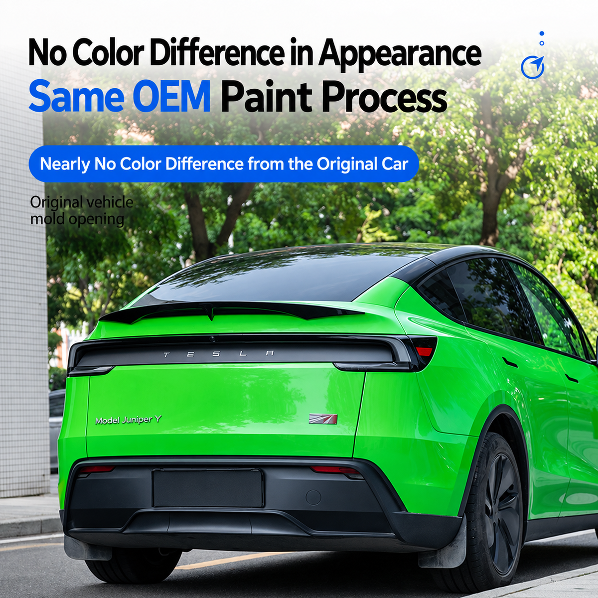 ABS MC-Style Performance Rear Spoiler for Tesla Model Y Juniper 2025.03+