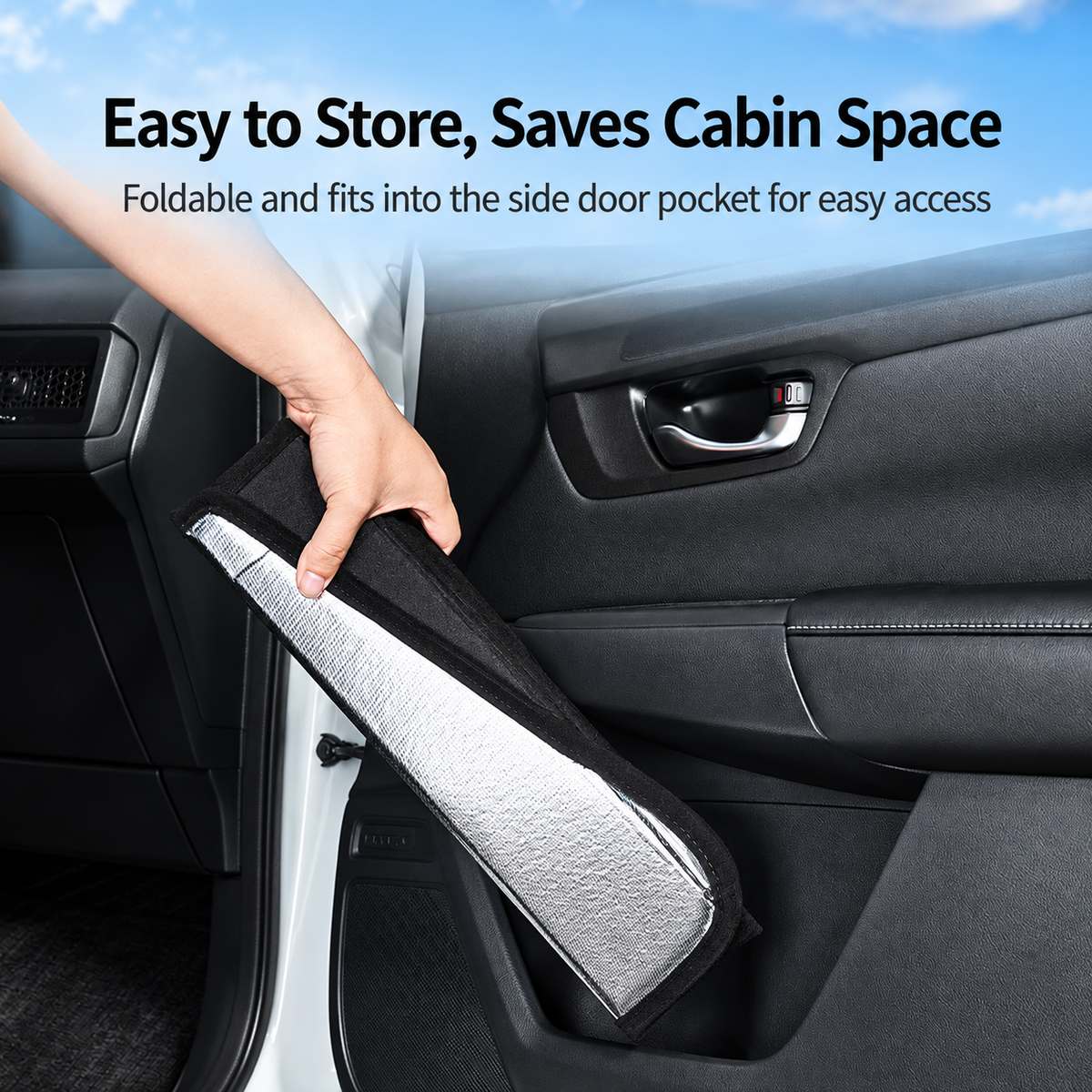 Foldable Privacy Window Sun Shades for Rivian R1S / R1T (2022–2025)
