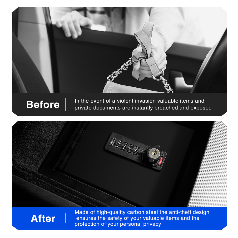 Tesstudio Tesla Center Console LockBox for Model 3 Highland & Model Y Juniper – Secure Storage