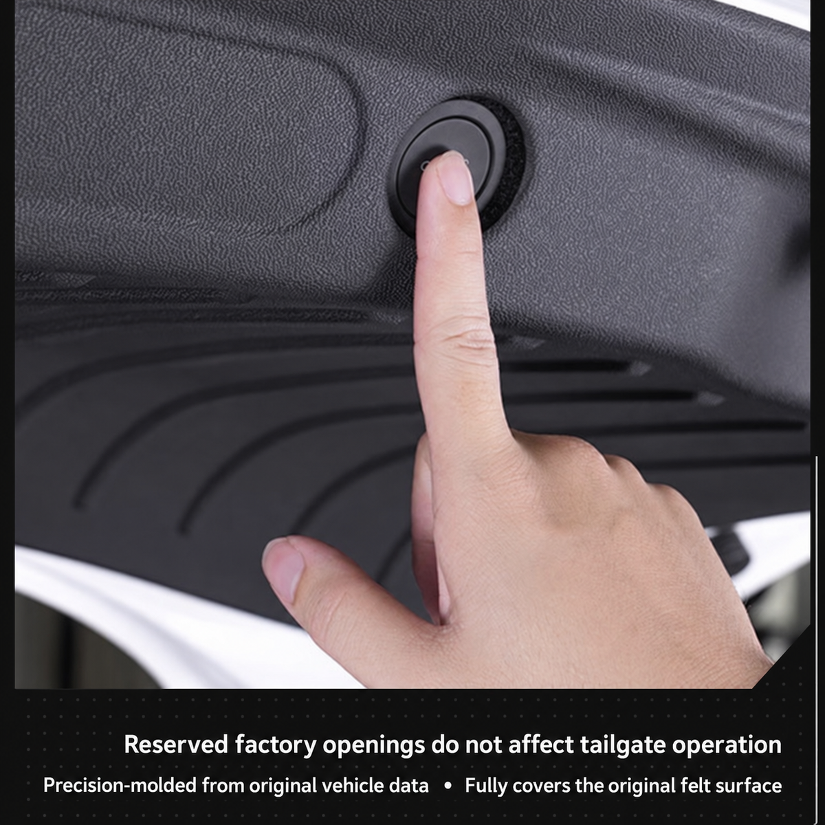 Full-Cover TPE Trunk Tailgate Protector for Tesla Model 3 Highland / Model Y Juniper / Model Y L