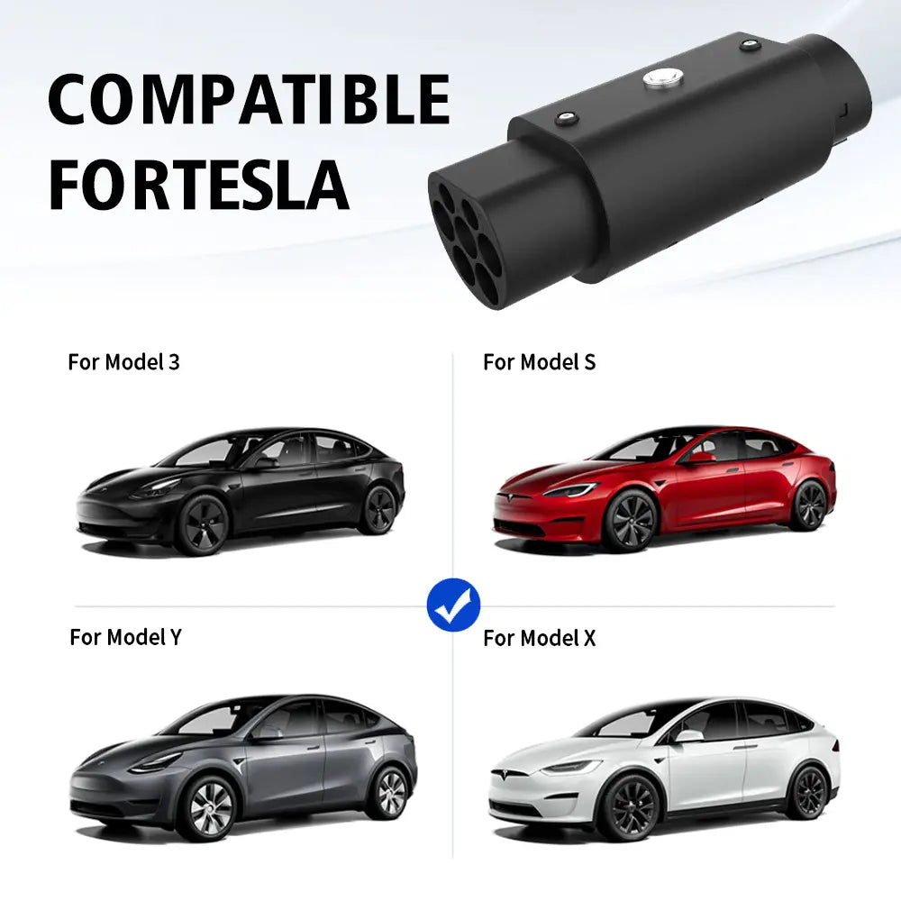 Type 2 to Type 1 EV Charging Adapter