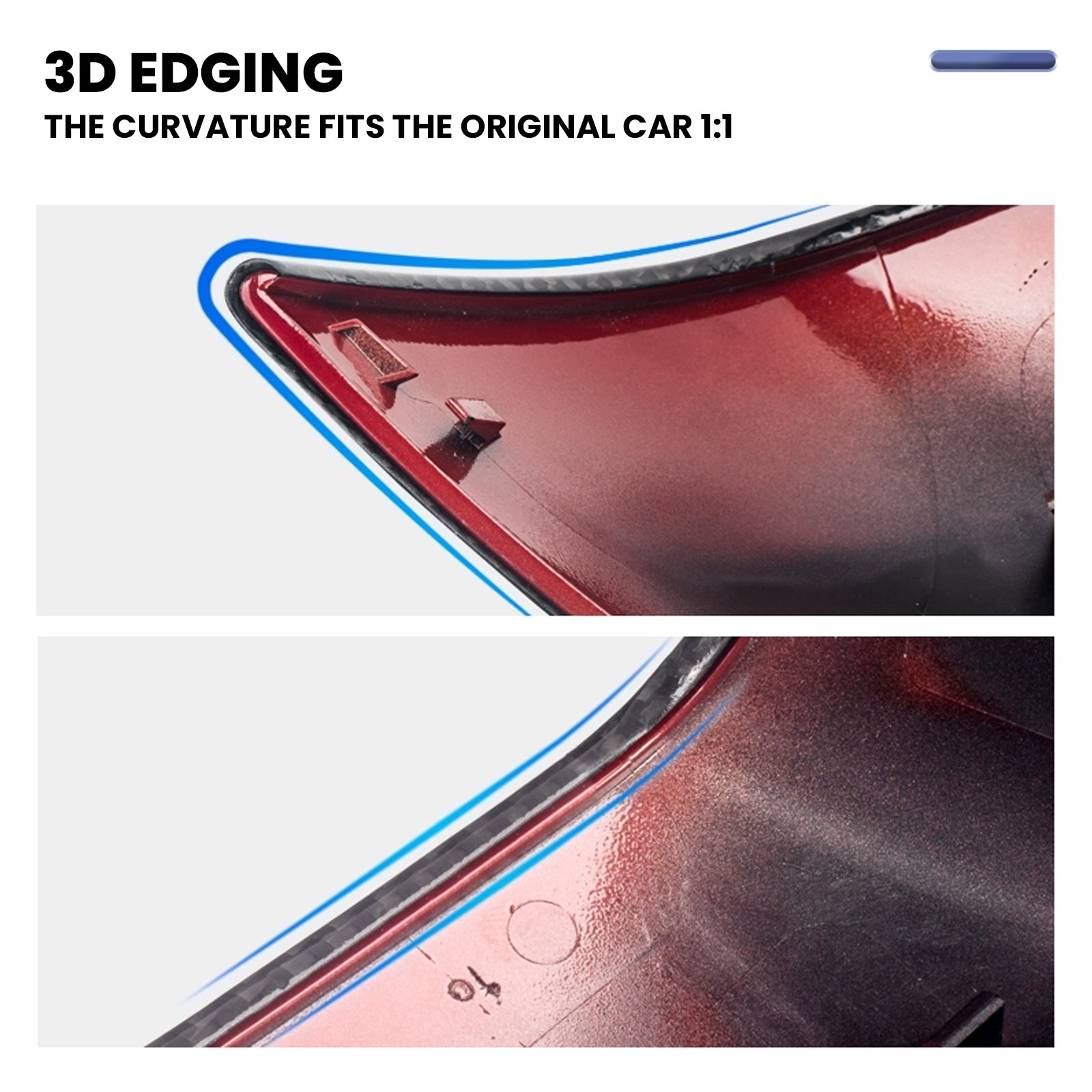 Carbon Fiber Side Mirror Caps Model Y Side Mirror Cover For Tesla Model 3/Y /Model Y Juniper