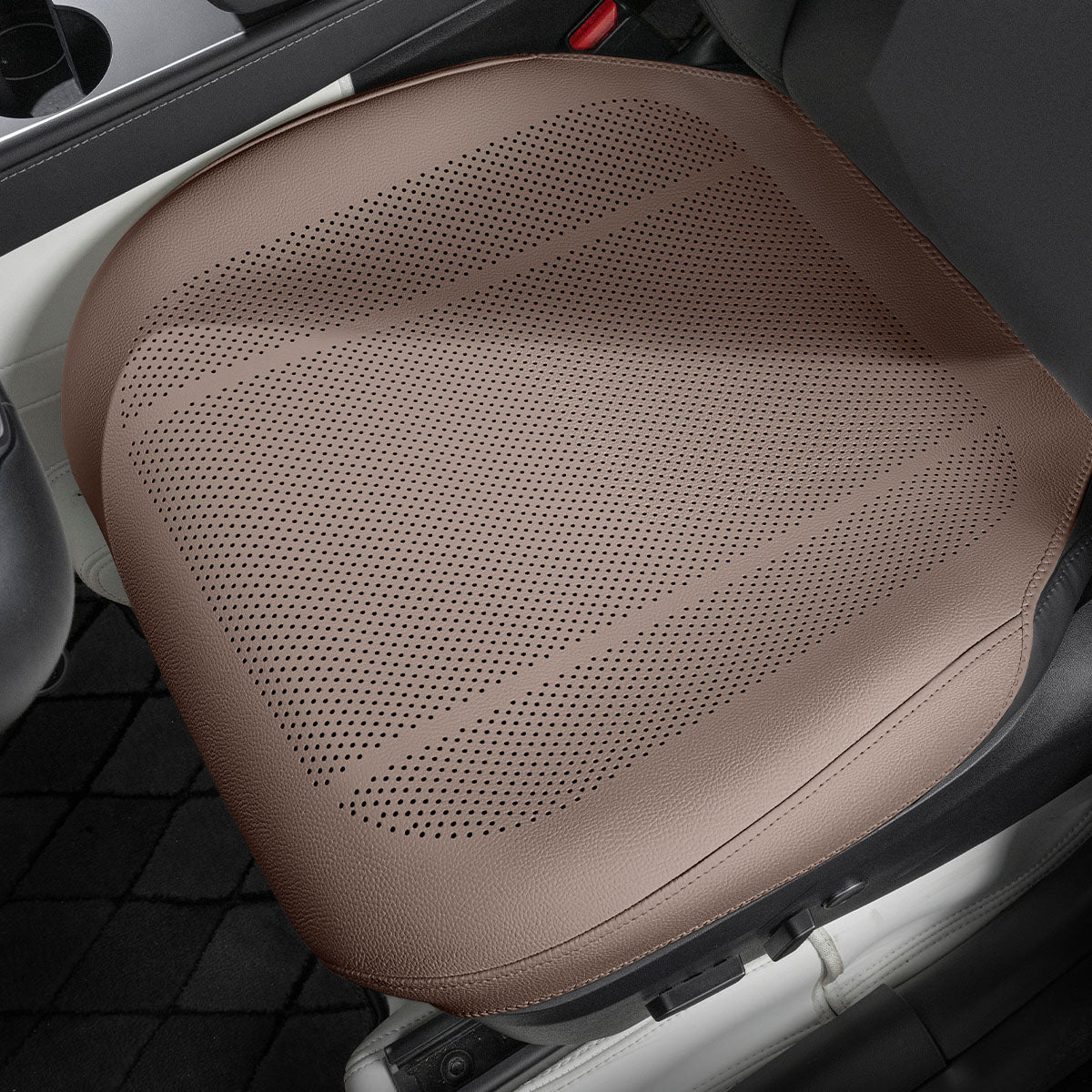 Universal Full-Coverage Breathable Nappa Leather Car Seat Cushion Cover