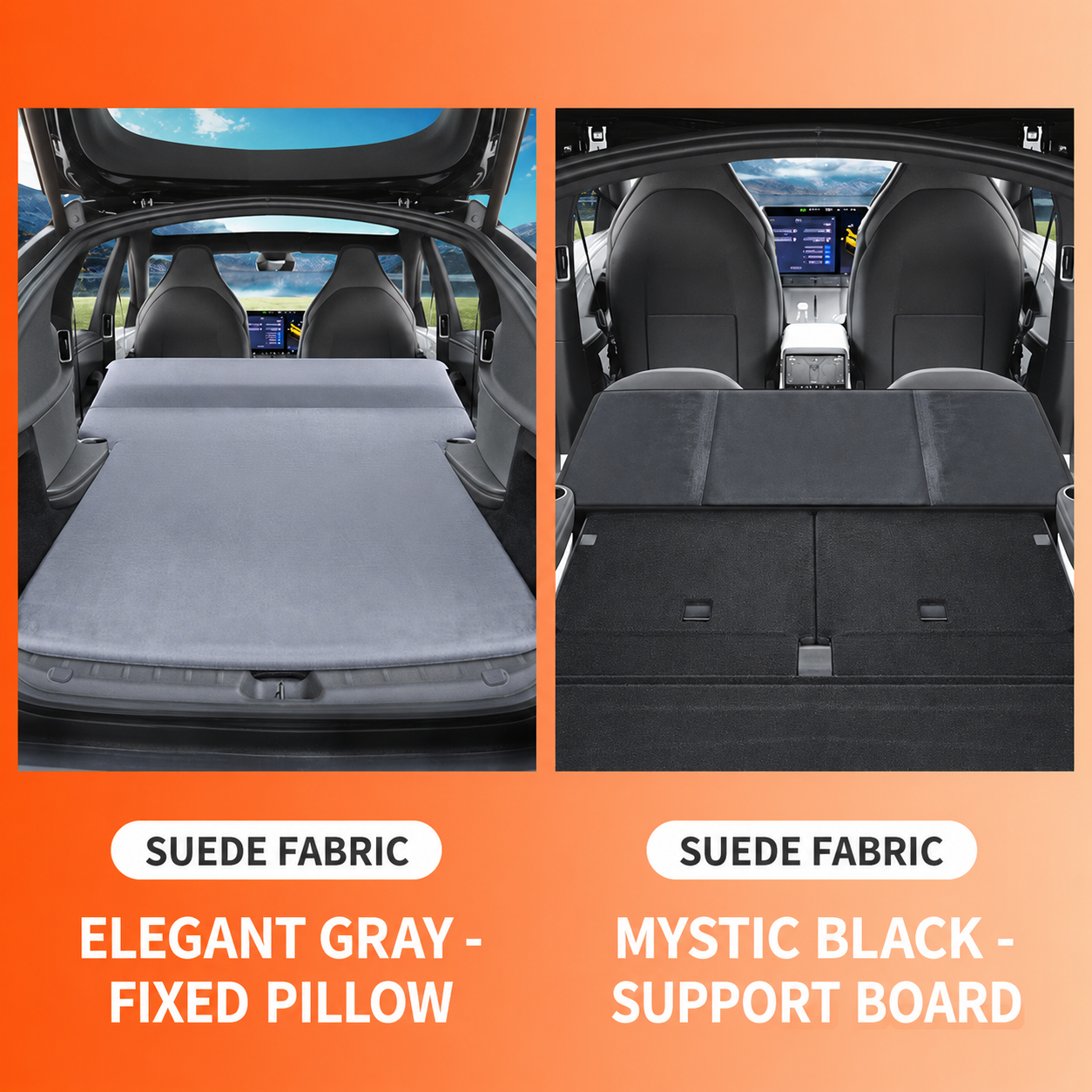 Trunk Air Mattress Kit for Tesla Model Y L 6-Seat, with Support Board and Air Pump