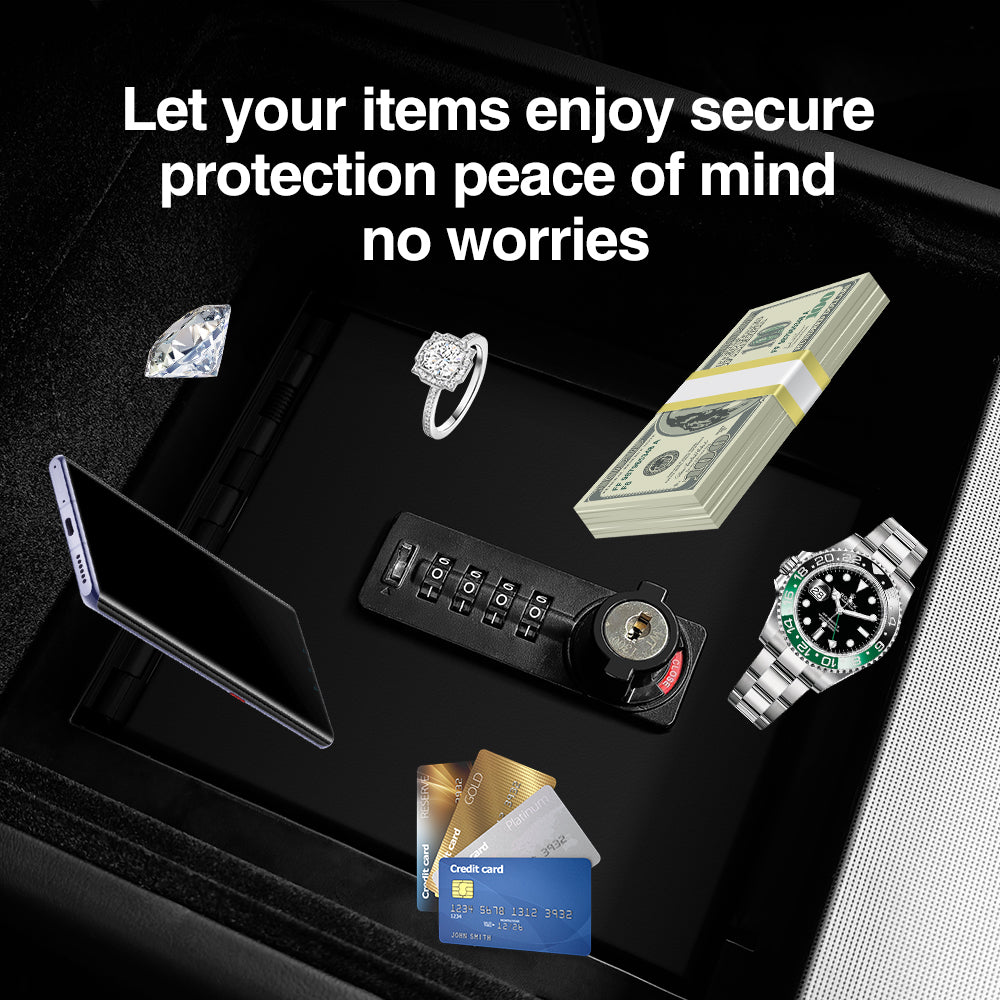 Tesstudio Tesla Center Console LockBox for Model 3 Highland & Model Y Juniper – Secure Storage