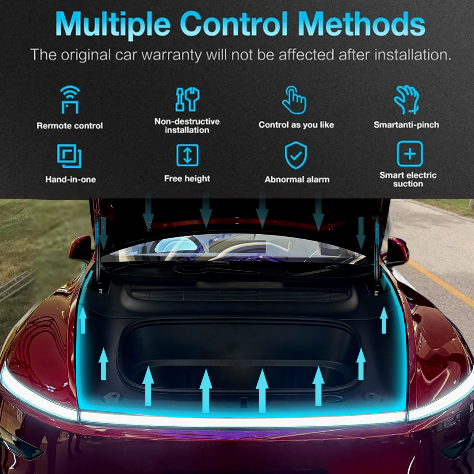 Power Frunk Silent Front Trunk Electric Suction Lock Version 8 For Tesla Model 3/Highland Model Y/Y Juniper