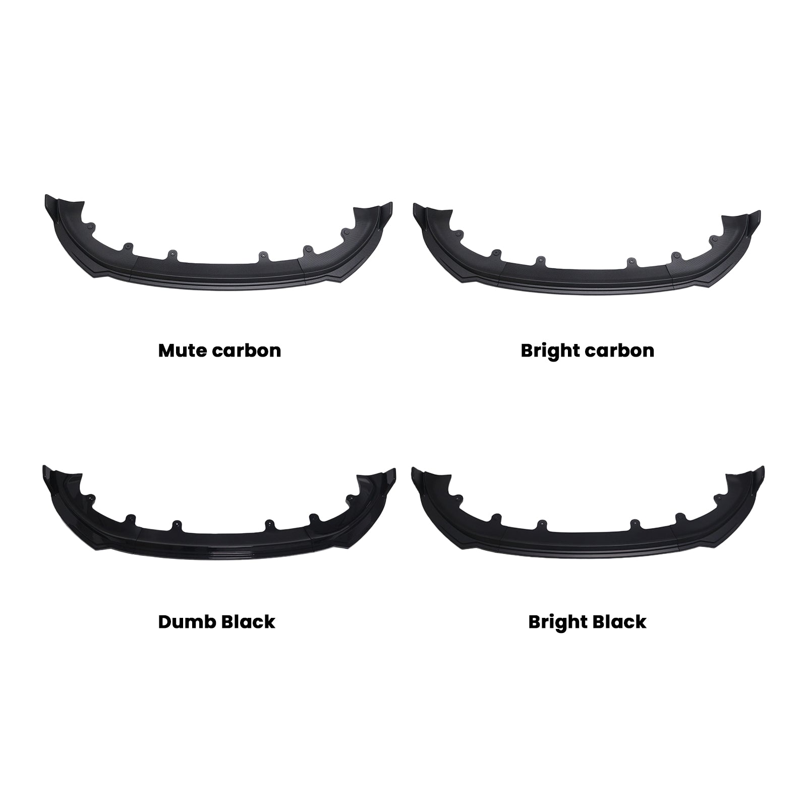 Tesstudio Tesla Model Y Front Bumper Lip Punch-Free Installation