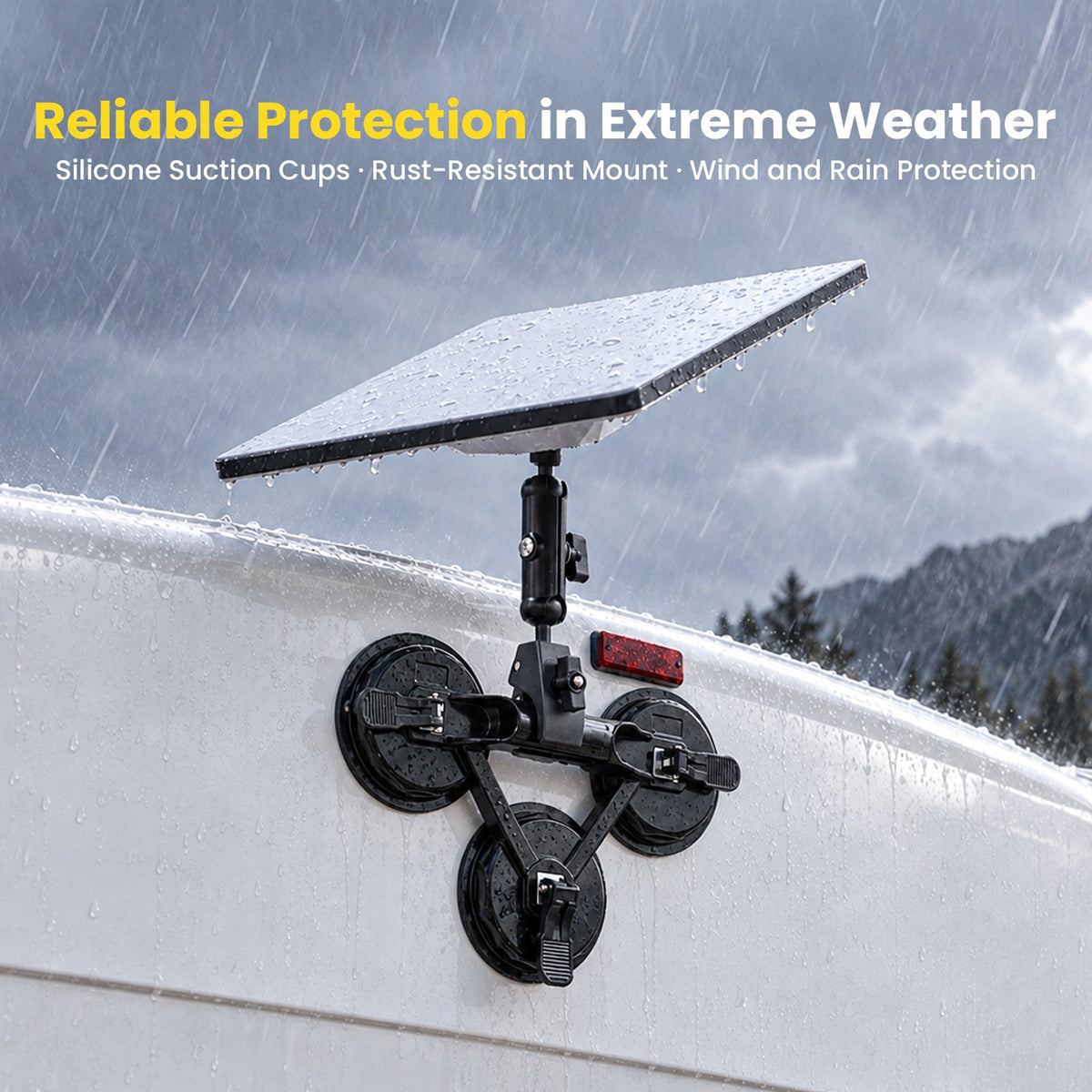 Starlink Mini Heavy-Duty Suction Cup Mount with Clamp