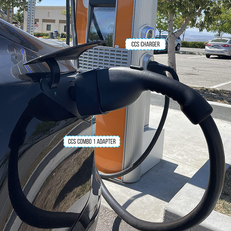 Tesstudio CCS Combo 1 Adapter USA Tesla DC Fast Charging - Only For Tesla Model S3XY Cybertruck Owners