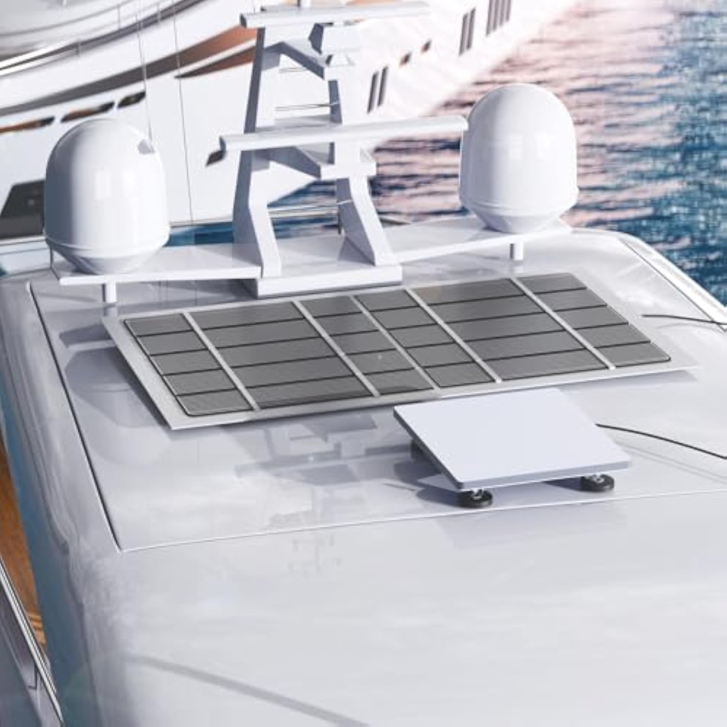Aluminum Alloy Starlink Mini Car Roof Mount Kit for RVs, Vans, Boat, Yachts, Trucks