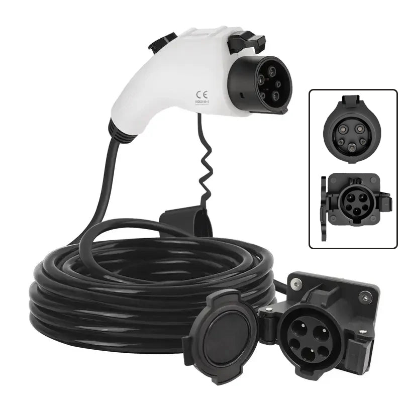J1772/Type 1 EV Charger Extension Cable Compatible for All SAE J1772 Chargers