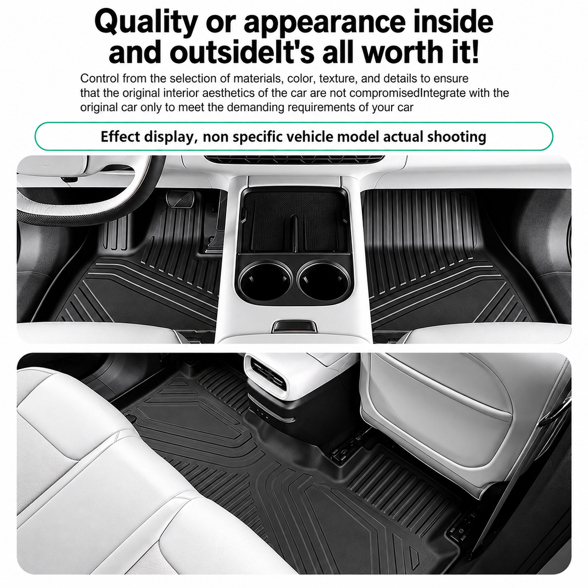 Custom-Fit TPE Floor Mats & Cargo Liner for Rivian R2