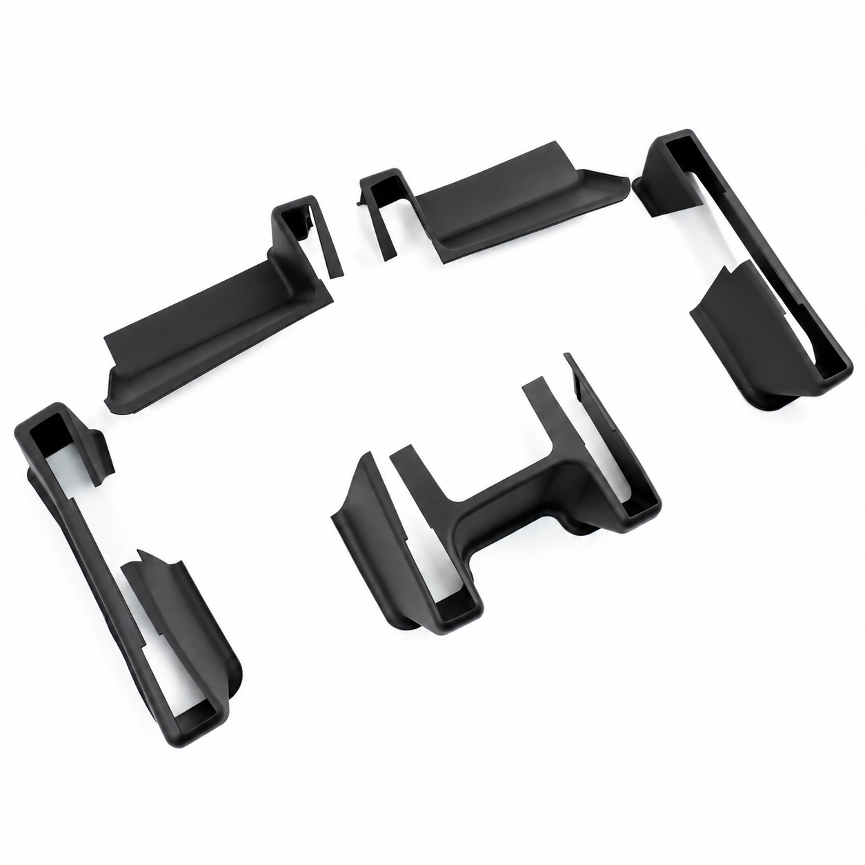 Tesla Model Y L TPE Under-Seat Corner Protectors, 5-Piece Set