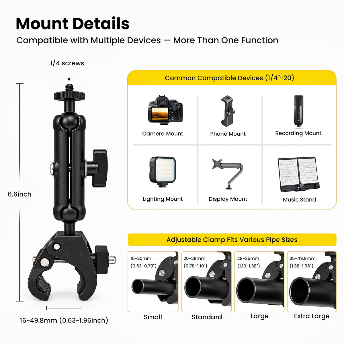 Starlink Mini Heavy-Duty Suction Cup Mount with Clamp