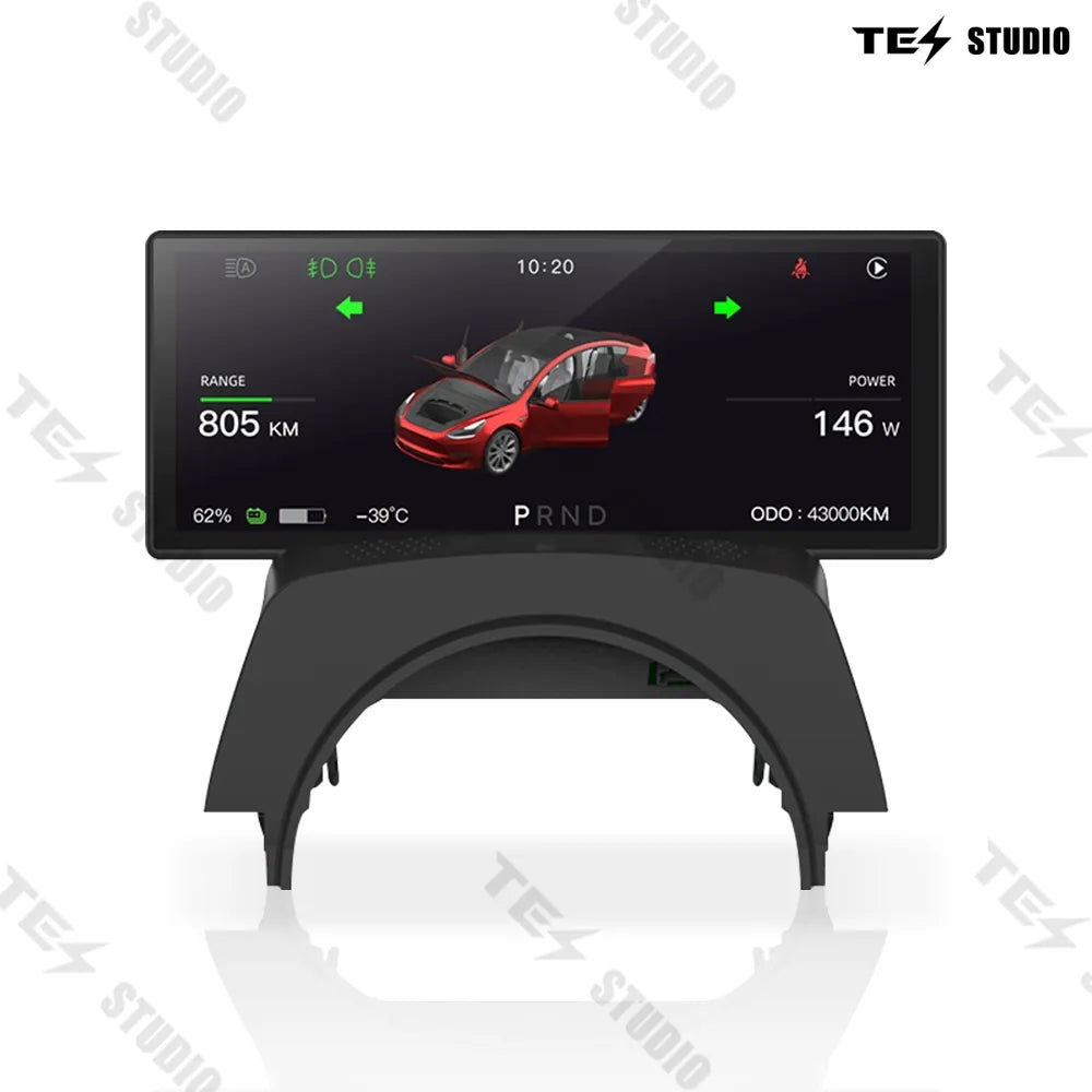 F68 Pro Touch Screen Instrument + CT-2 Thermal Infrared Vehicle Assistance System For Tesla Model 3/Y/3 Highland/Model Y Juniper