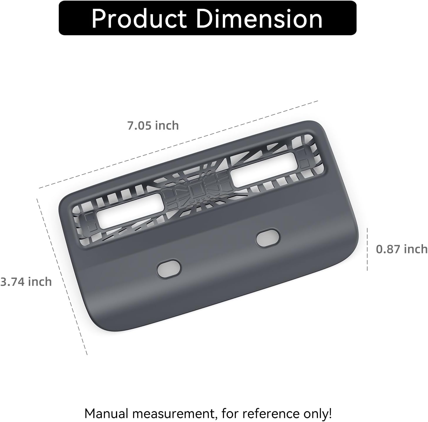 Tesla Model Y Standard Rear Air Vent Guard | Rear Seat AC Outlet Protector