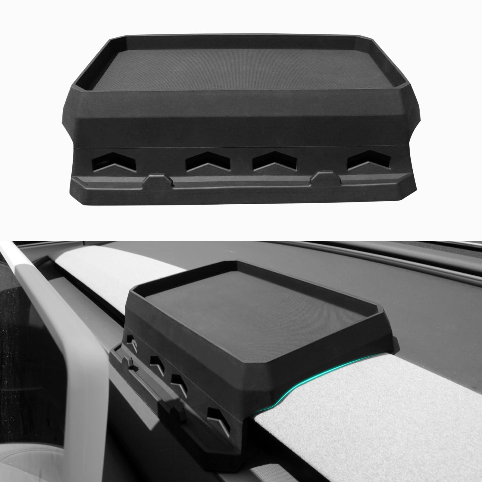 Tesla Model 3 Highland & Model Y Juniper/Standard Dashboard Hidden Storage Box - Behind Screen Organizer