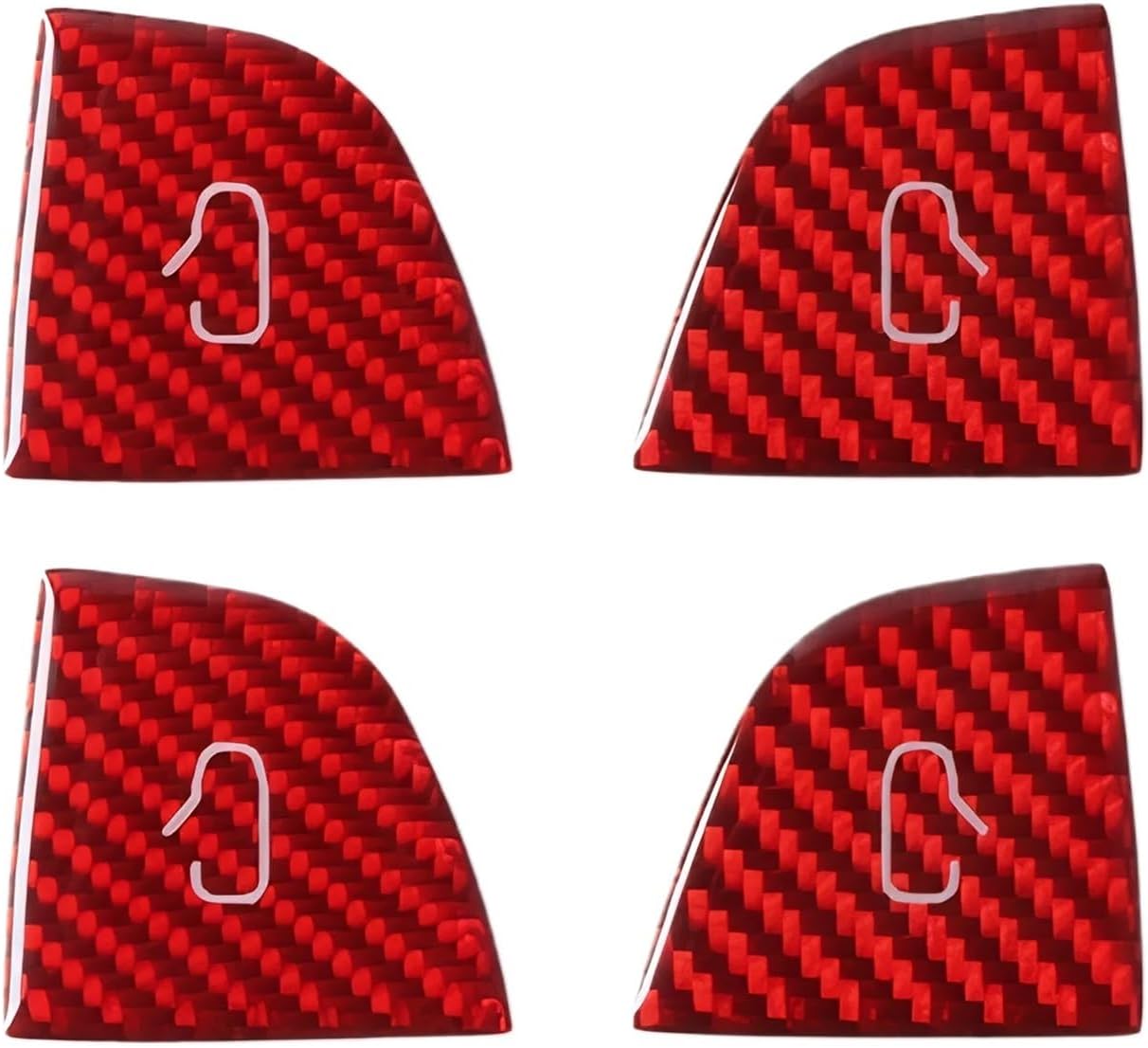 Carbon Fiber Door Button Trim For Tesla Model 3 Highland/Y Juniper
