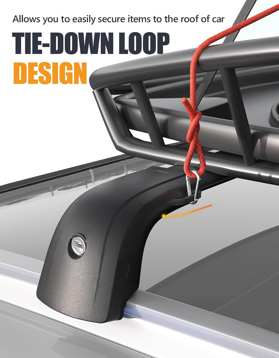 300lb Lockable Roof Rack Cross Bars for 2025 2026 Nissan Kicks – Heavy Duty Aluminum, Anti-Theft, Flush Side Rails