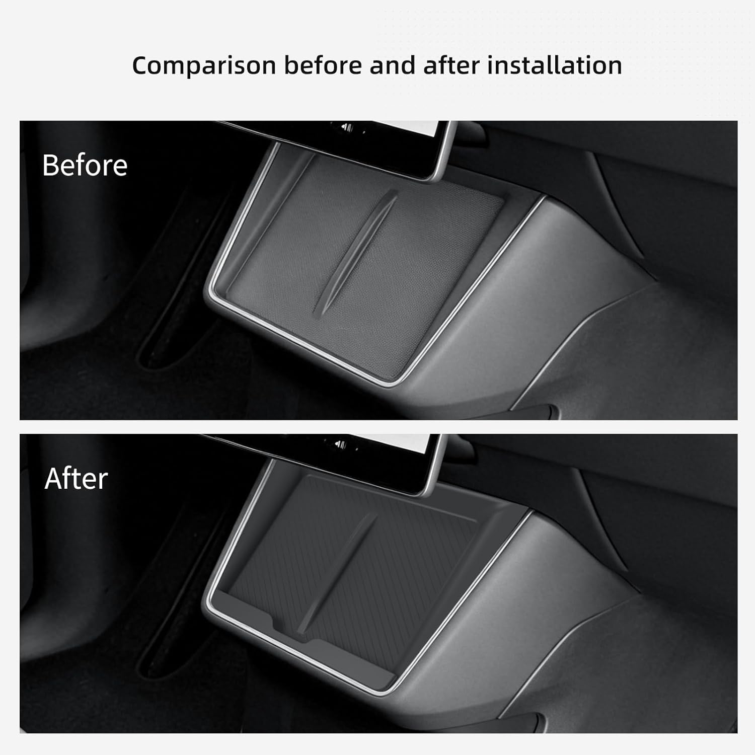 Tesla Model Y Standard Center Console Wireless Charging Pad | Non-Slip Silicone Mat
