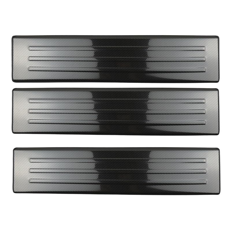 Carbon fiber pattern Cybertruck tailgate protector guard for rear edge protection