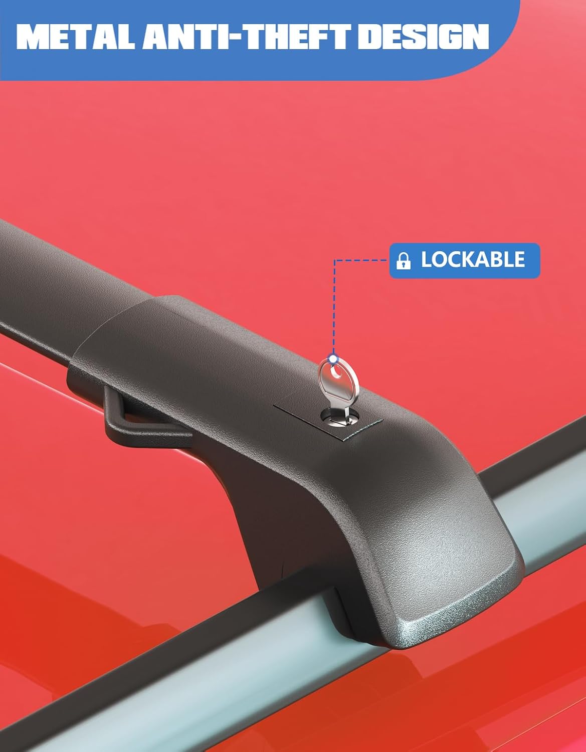 Honda Passport cross bars 2026 — rubber pad wheel-spoke isolation