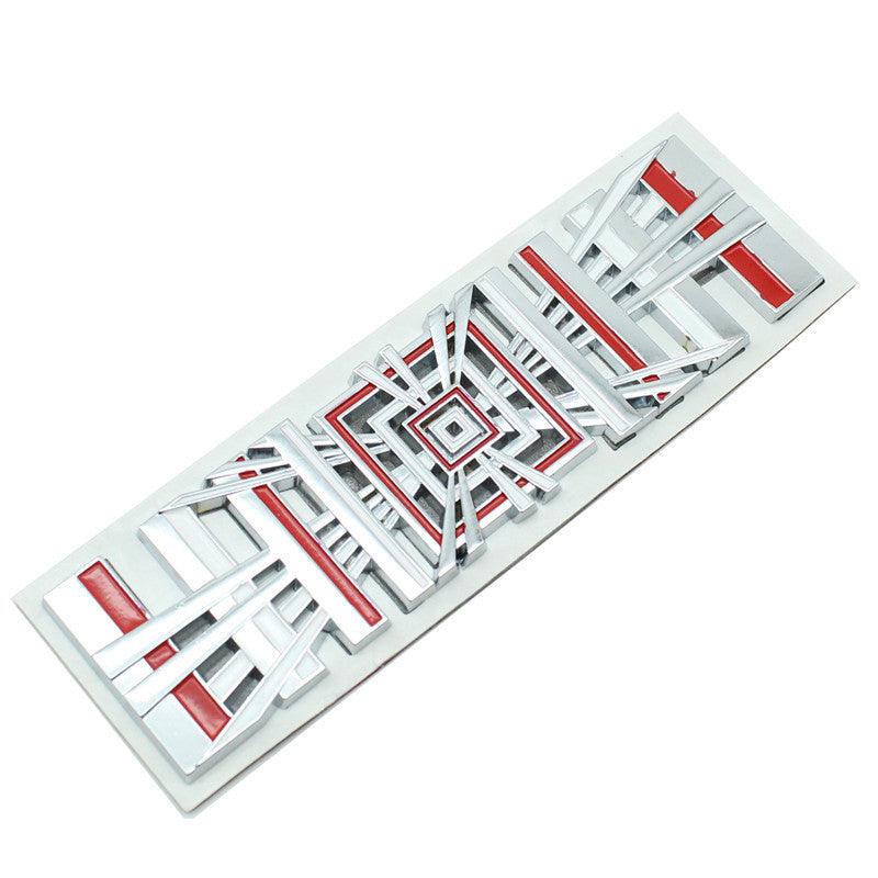 Plaid SpaceBalls Tribute for Tesla, Die-Cast Aluminum Badge Trunk Emblem - For All Tesla Models