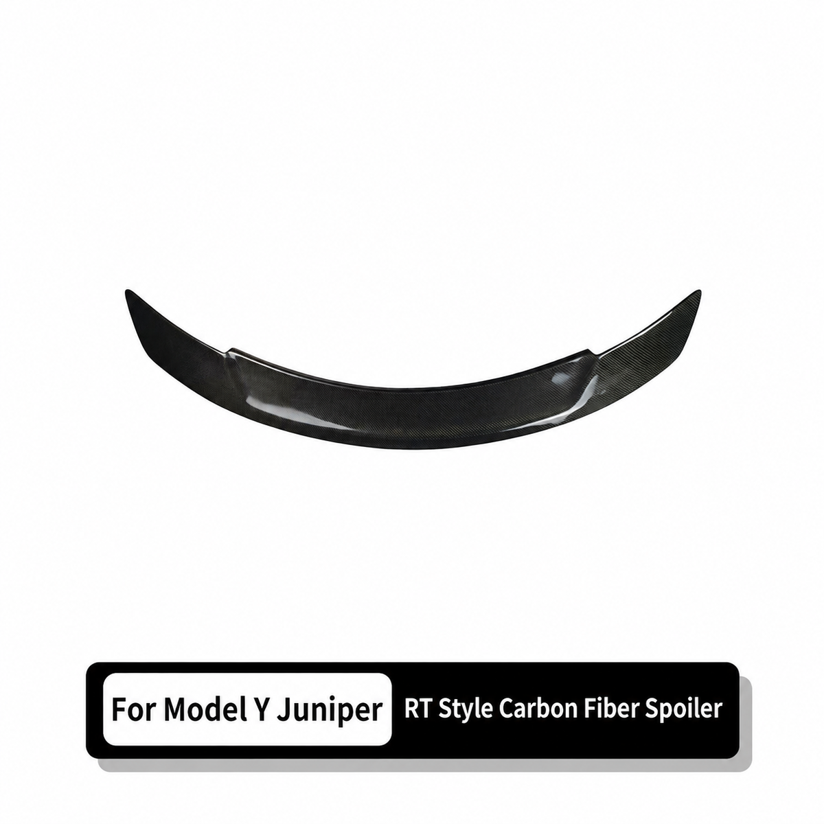 Gloss Carbon Fiber RT-Style Rear Spoiler for Tesla Model 3 Highland / Model Y Juniper