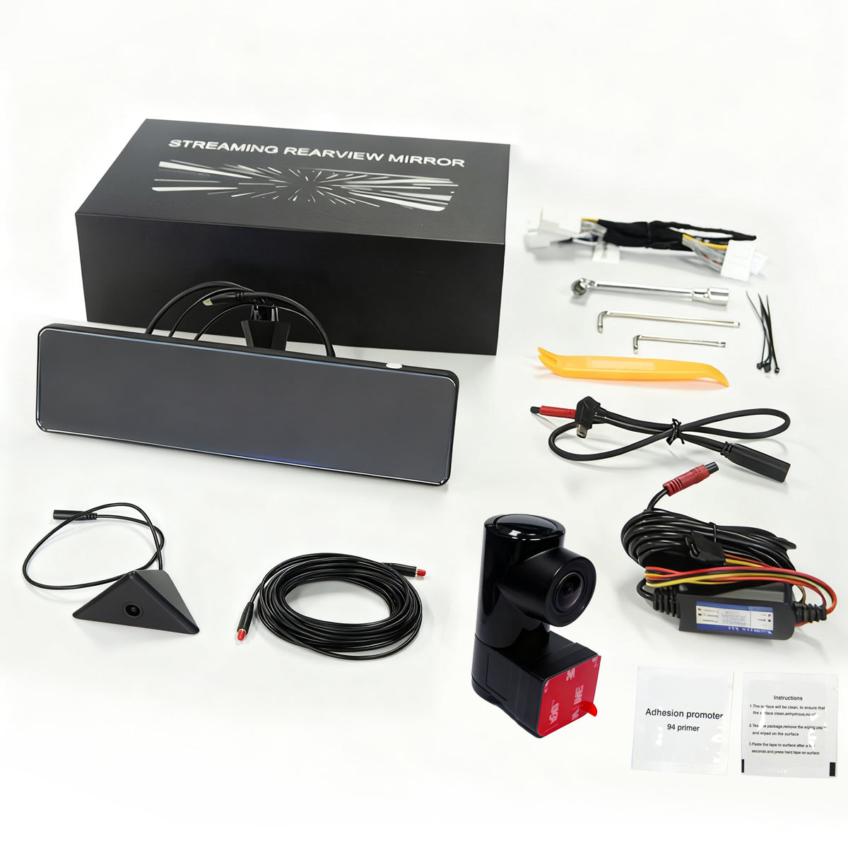 S92/S11 11.6 Inch Streaming Rearview Mirror Recorder For Tesla Cybertruck