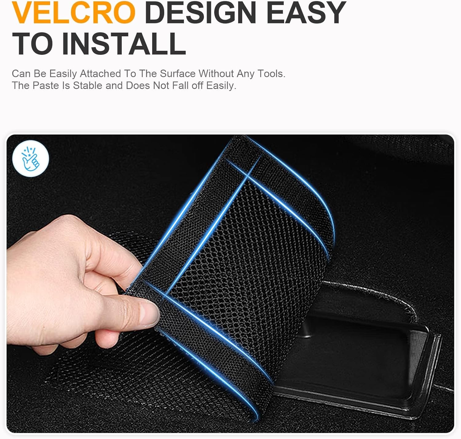 2-Pack Rear Seat Air Condition Outlet Protector with Upgraded Mesh Cloth and Velcro for Tesla Model 3 & Model Y