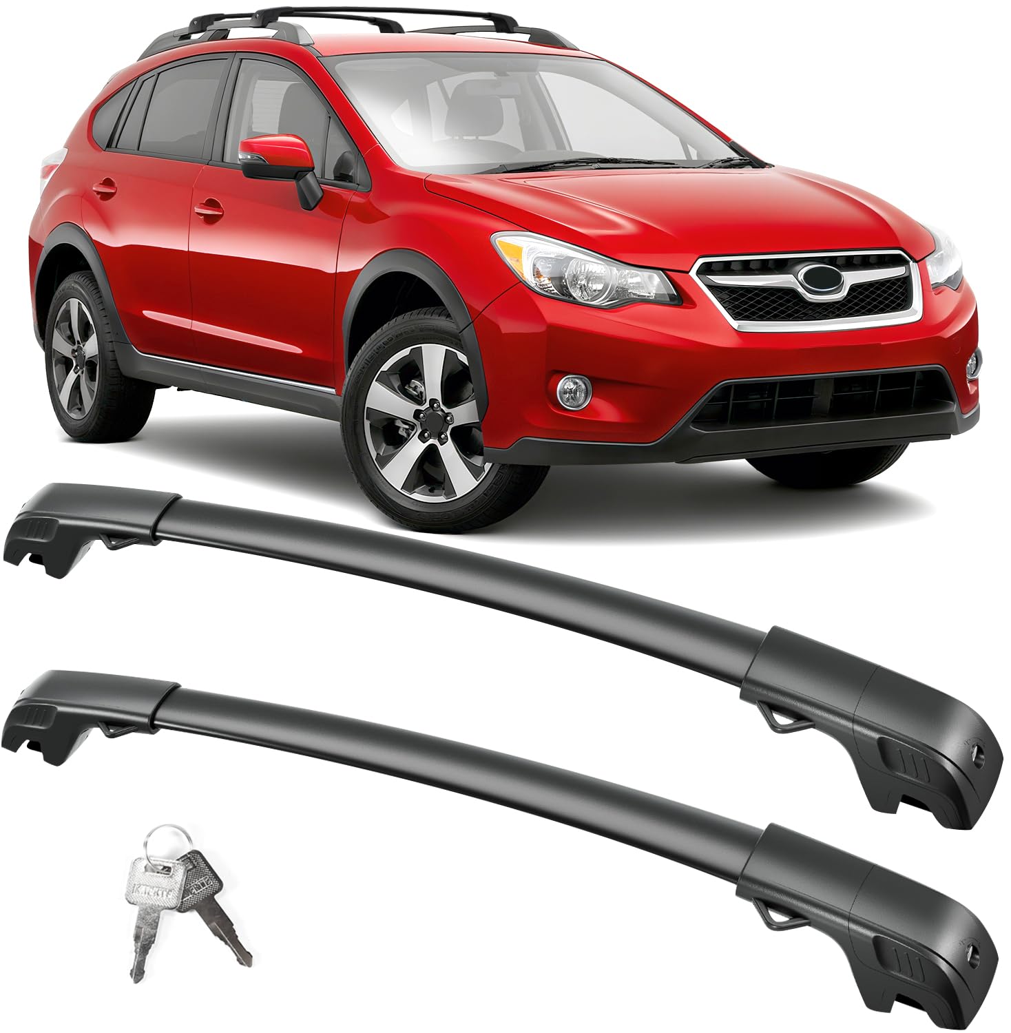 Subaru XV Crosstrek cross bars 2013–2017 — key and lock kit