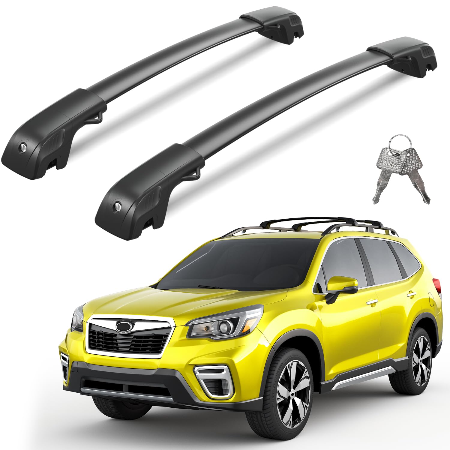 Hyundai Palisade cross bars 2026 — crossbar side view