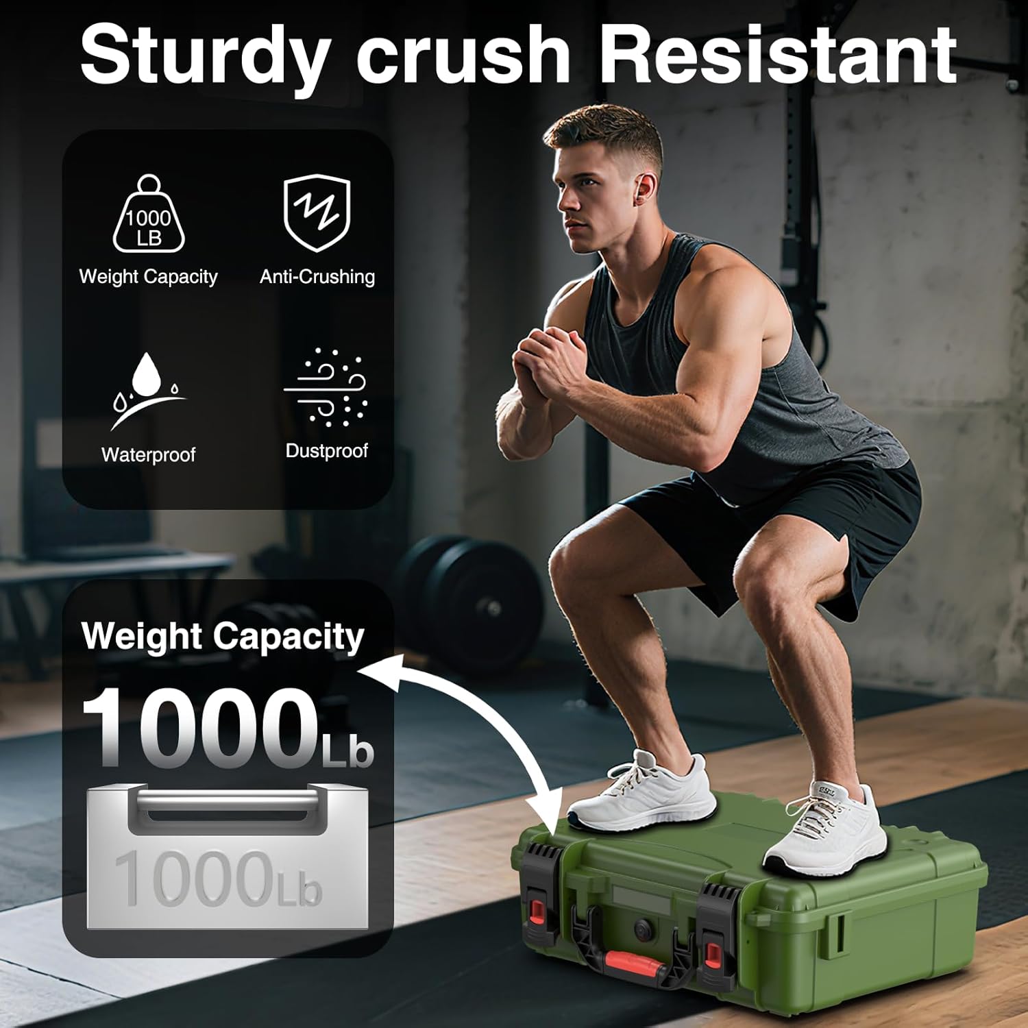 Starlink Mini Case IP67 Waterproof Hard Case with Portable Strap,Starlink Bag for Travel Outdoor Camping Hiking