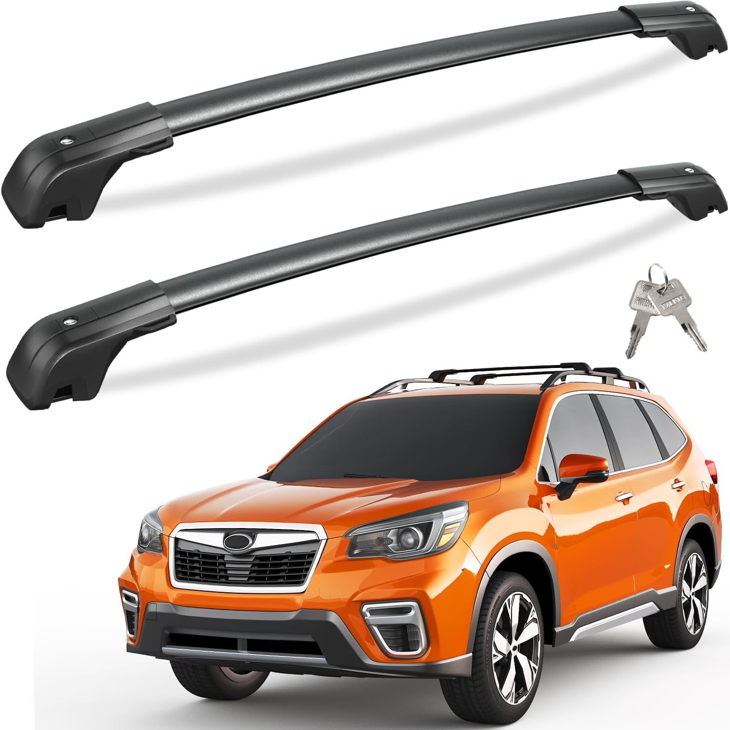 Roof Rack Cross Bars For Subaru Outback Wilderness 2022 - 2025 with Raised Side Rails
