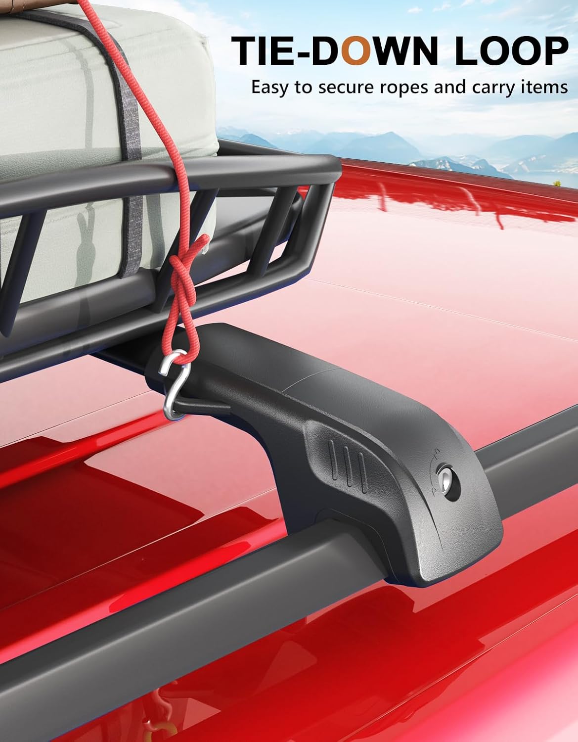 Nissan Pathfinder cross bars 2022–2026 — load test with kayak