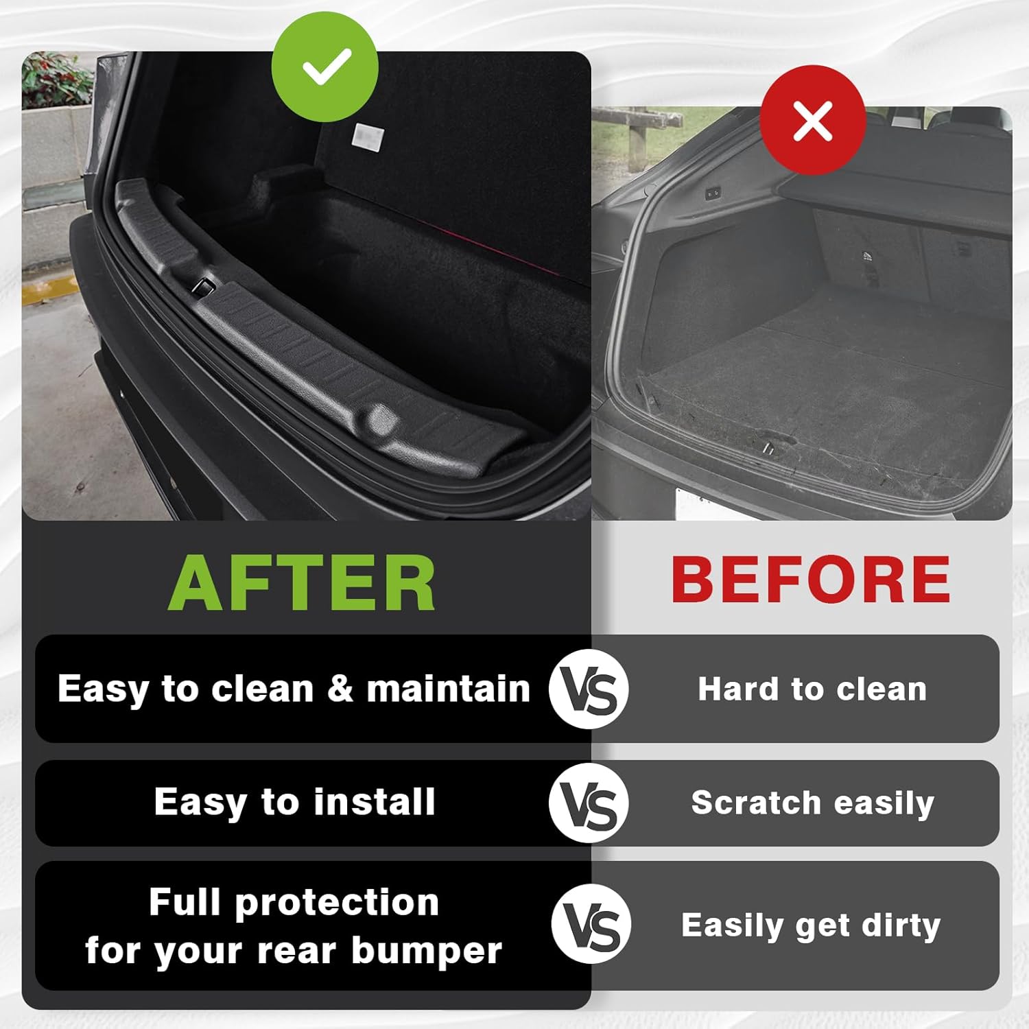 2026 Tesstudio Tesla Model Y Upgrade Rear Bumper/Trunk Sill Cover Protector Bumper Guards For Tesla Model Y Juniper