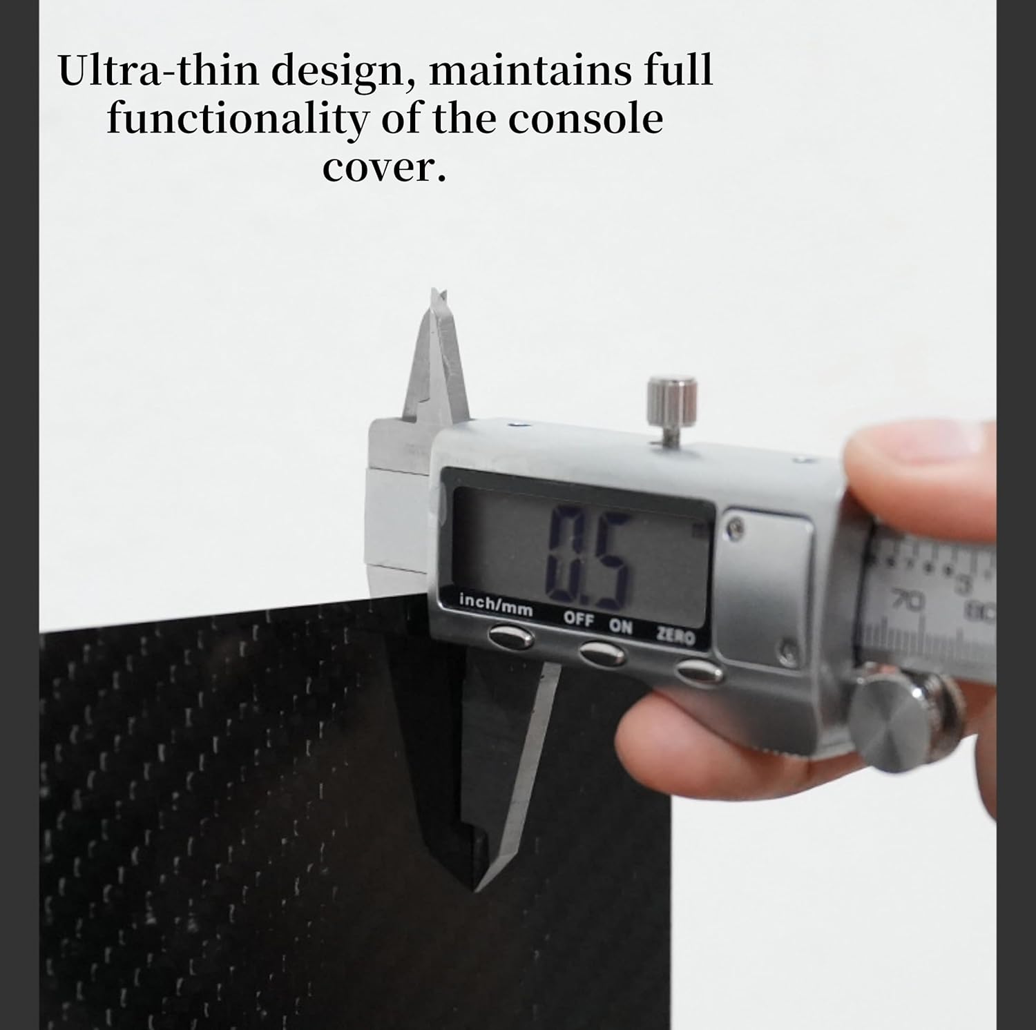 Center Console Wrap (Genuine Carbon Fiber Edition) Designed for Tesla Model 3/3 Highland 2024-2026/Model Y/Y Juniper 2025-2026