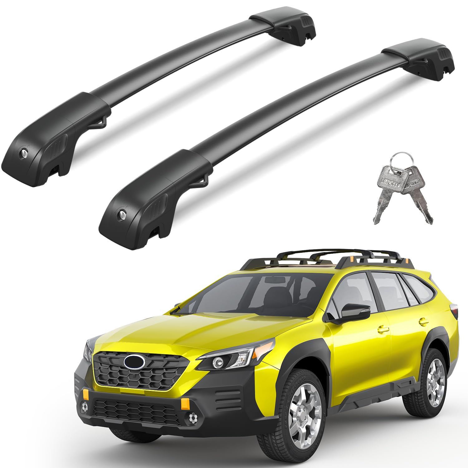 Hyundai Palisade cross bars 2026 — installed on vehicle roof rails